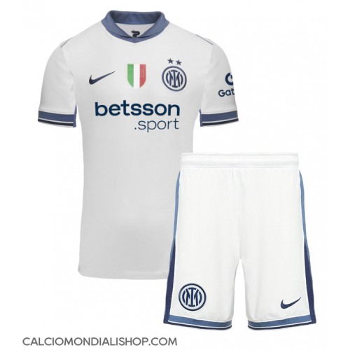 Maglie da calcio Inter Milan Seconda Maglia Bambino 2024-25 Manica Corta (+ Pantaloni corti)